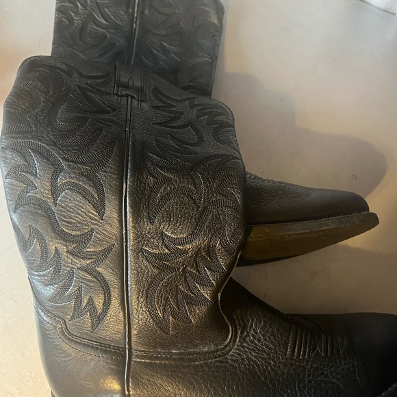 Ariat | Black Leather Cowboy Boots - Men’s - Picture 2 of 11